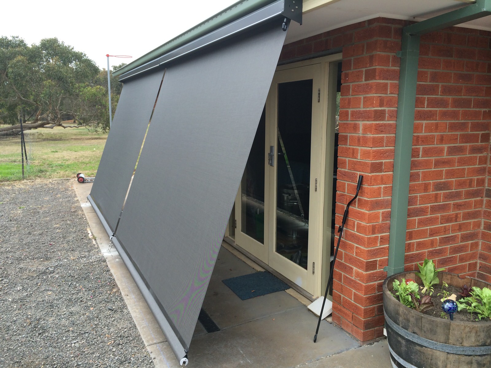 Straight Drop Crank Awnings